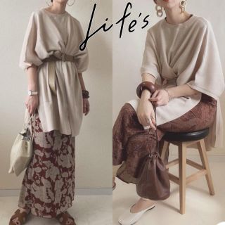 トゥデイフル(TODAYFUL)のTODAYFUL【未使用に近い】Linen Knit Poncho (ポンチョ)