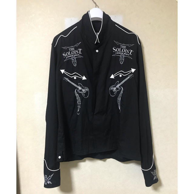 4個まで郵便OK 美品 soloist ソロイスト ウエスタンジャケット シャツ