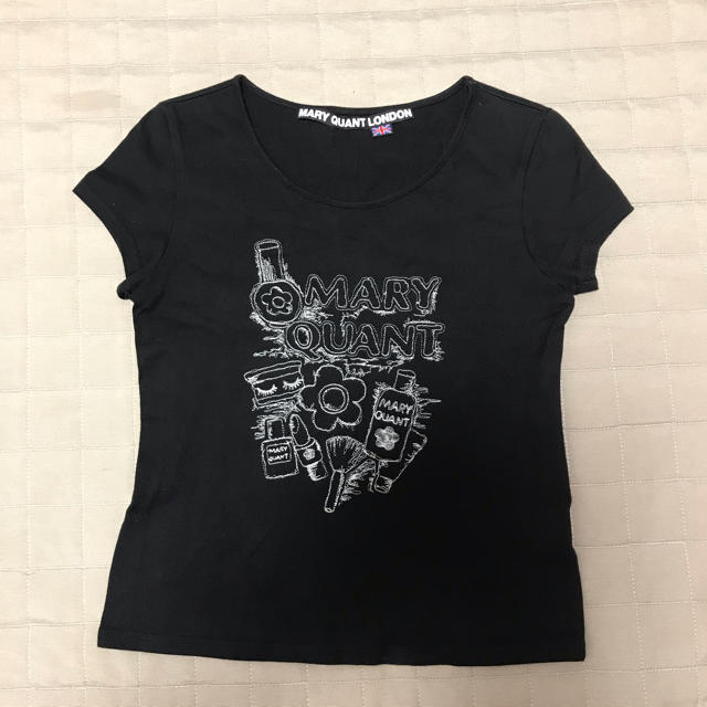 MARY QUANT(マリークワント)の【マリクワ】マリークワント Tシャツ 刺繍 Mサイズ レディースのトップス(Tシャツ(半袖/袖なし))の商品写真