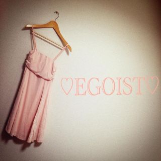 エゴイスト(EGOIST)の☆EGOIST☆フレアベアワンピ☆(ミニワンピース)