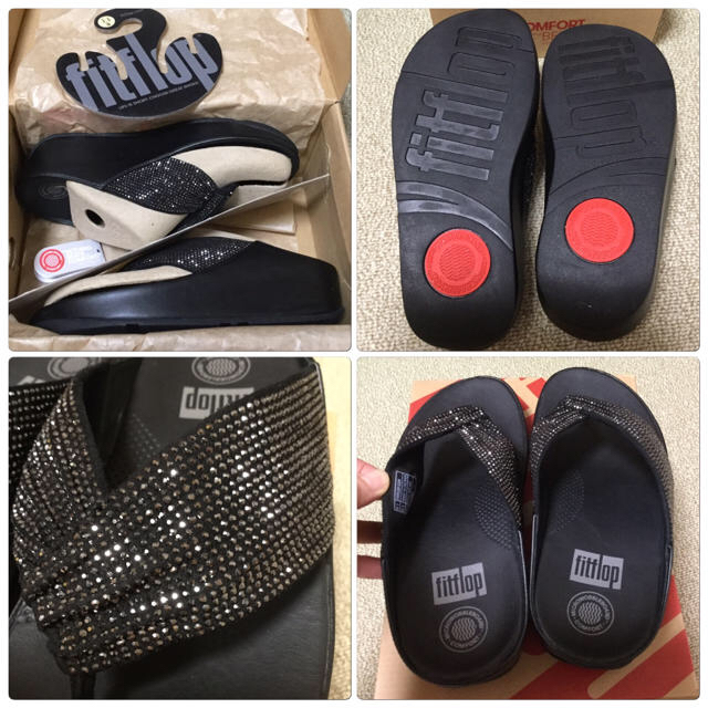 fitflop(フィットフロップ)のなし様専用 fitflop 超美品 キラキラ⭐️コンフォートサンダル レディースの靴/シューズ(サンダル)の商品写真