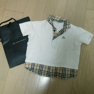 バーバリー(BURBERRY)のBURBERRYポロシャツ100(Tシャツ/カットソー)