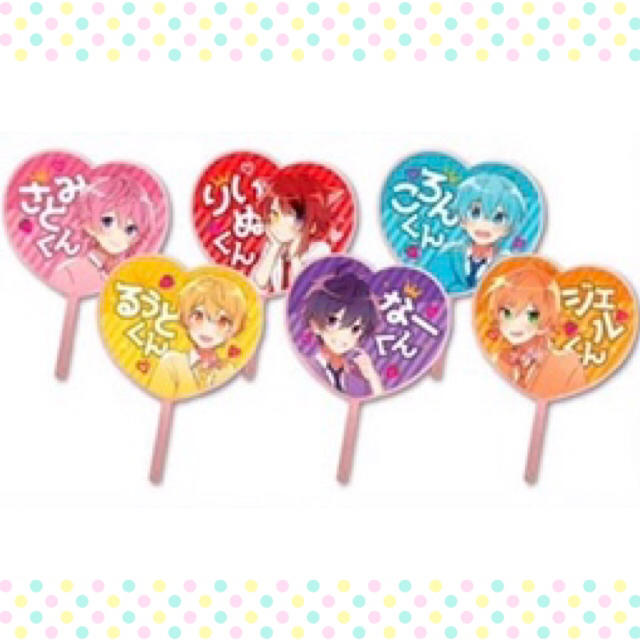 新品★すとぷり★莉犬★すとめも9★ハートうちわ エンタメ/ホビーのアニメグッズ(その他)の商品写真