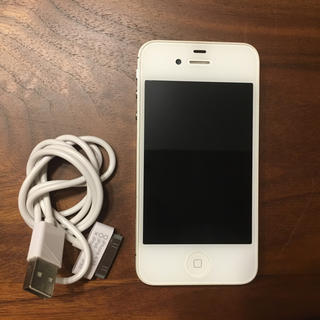 アップル(Apple)の美品  iPhone4s 16G Softbank (スマートフォン本体)