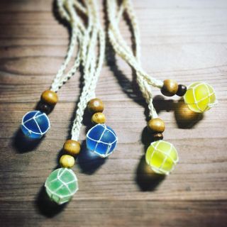 シーグラス(希少 シー玉)ネックレス (サーフィン)