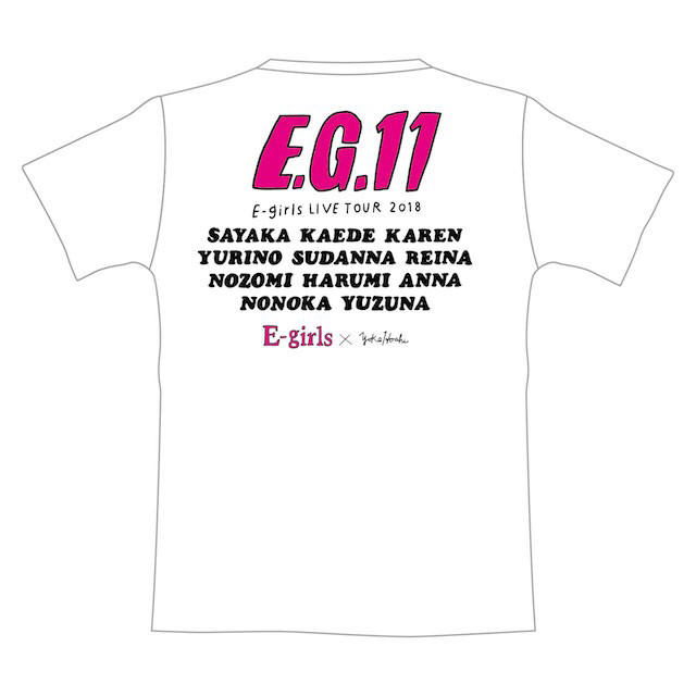 E-girls(イーガールズ)のE-girls E.G.11 キャラクターTシャツ レディースのトップス(Tシャツ(半袖/袖なし))の商品写真