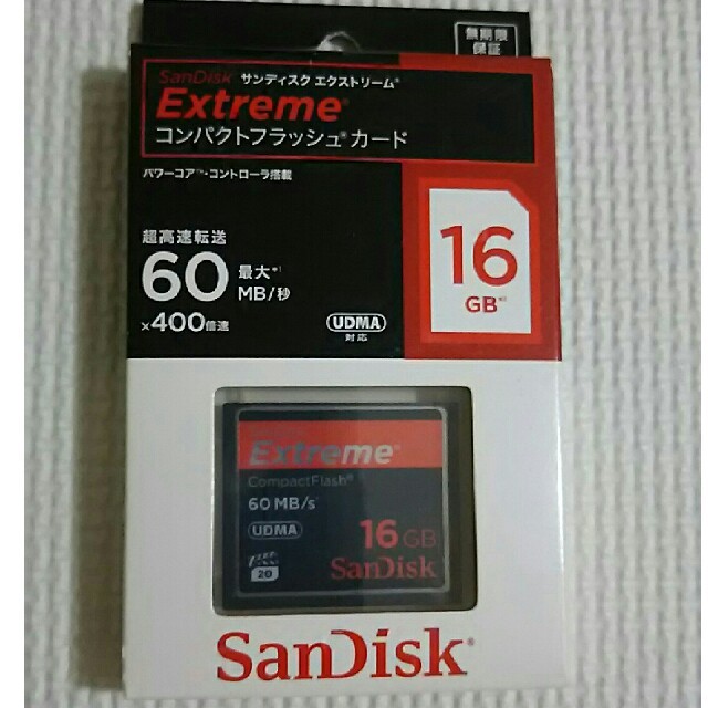 SanDisk サンディスクエクストリーム コンパクトフラッシュカード16GB②