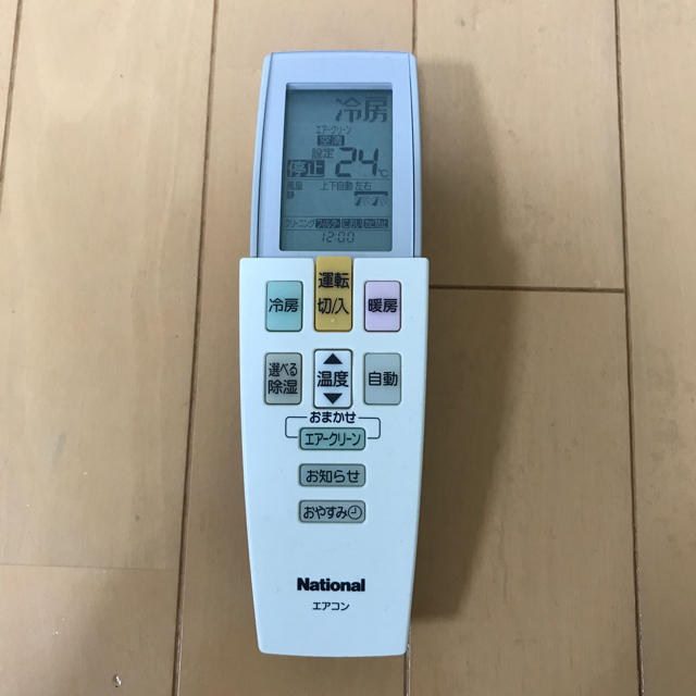 ナショナル  エアコン リモコン スマホ/家電/カメラの冷暖房/空調(エアコン)の商品写真