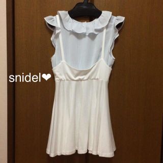 スナイデル(SNIDEL)のみい様21日までお取り置き♡(シャツ/ブラウス(半袖/袖なし))