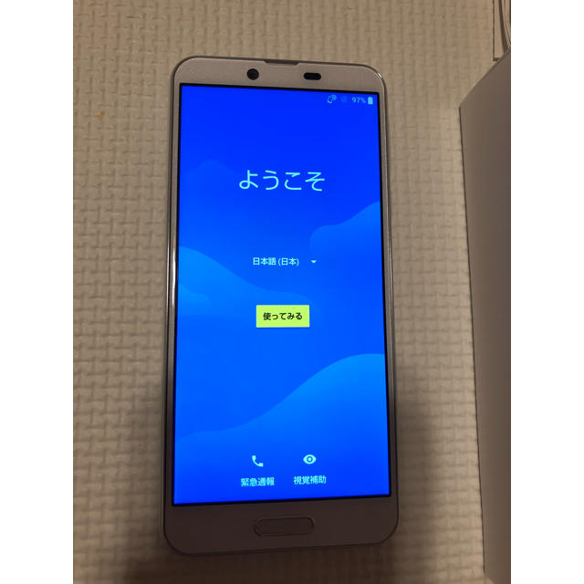 AQUOS sense plus SH-M07 ホワイト SIMフリー