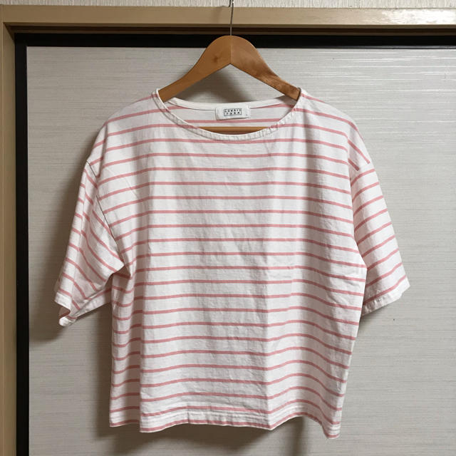 LOWRYS FARM(ローリーズファーム)のLOWRYS FARM ボーダーＢＩＧプルオーバー レディースのトップス(Tシャツ(半袖/袖なし))の商品写真