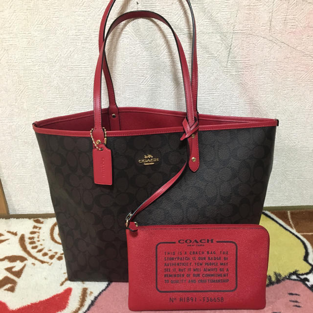 COACH リバーシブルトートバッグ