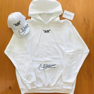 ☆Chirs Brown 愛用☆ White Air Custom Hoodie(パーカー)