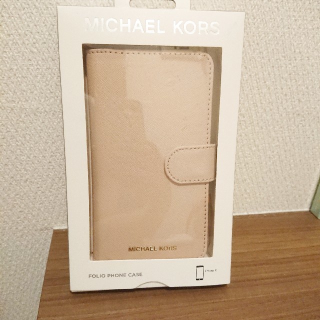 Michael Kors(マイケルコース)の【新品】iPhone X 手帳型ケース スマホ/家電/カメラのスマホアクセサリー(iPhoneケース)の商品写真