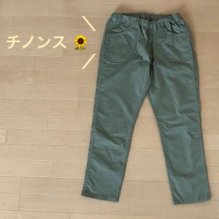 フェリシモ(FELISSIMO)のサニークラウズ  🌻チノンス   カーキ LT🌻(クロップドパンツ)