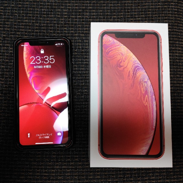 iPhone XR 64GB RED SIMフリー おまけ付き