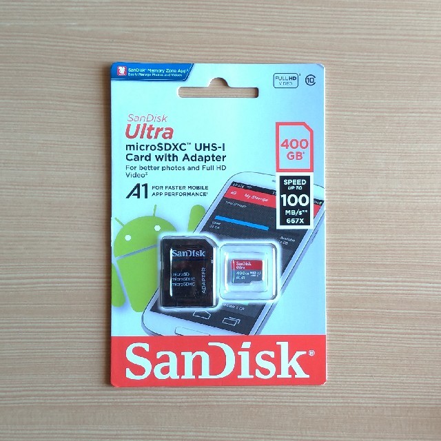 SanDisk製 microSD 400GB 新品未開封 並行輸入品