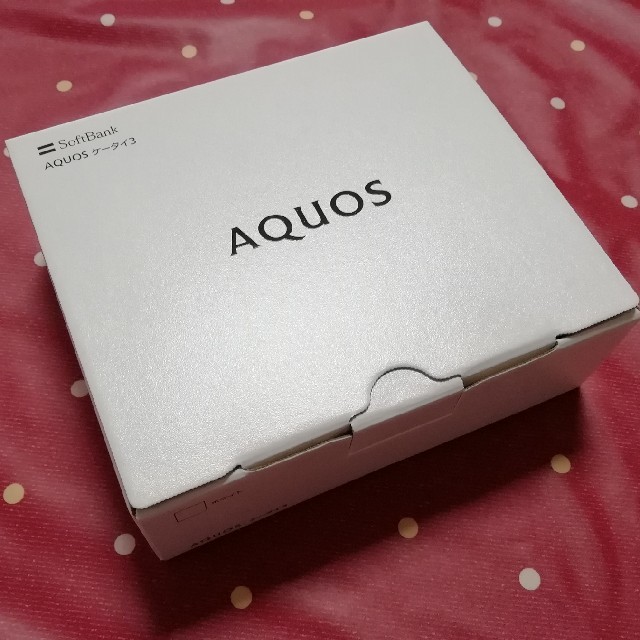 AQUOS ケータイ3　805sh ホワイト SIMフリー 新品 未使用