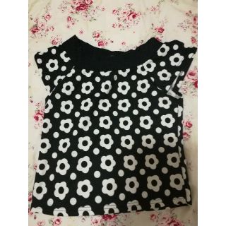 マリークワント(MARY QUANT)の花柄トップス(Tシャツ(半袖/袖なし))