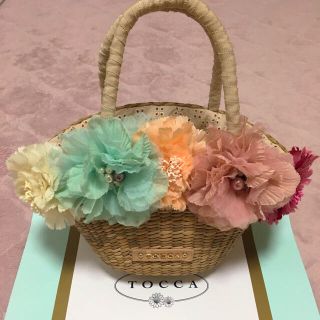 新品 タグ付き トッカ FLOWER RATTAN かごバッグ

 TOCCA