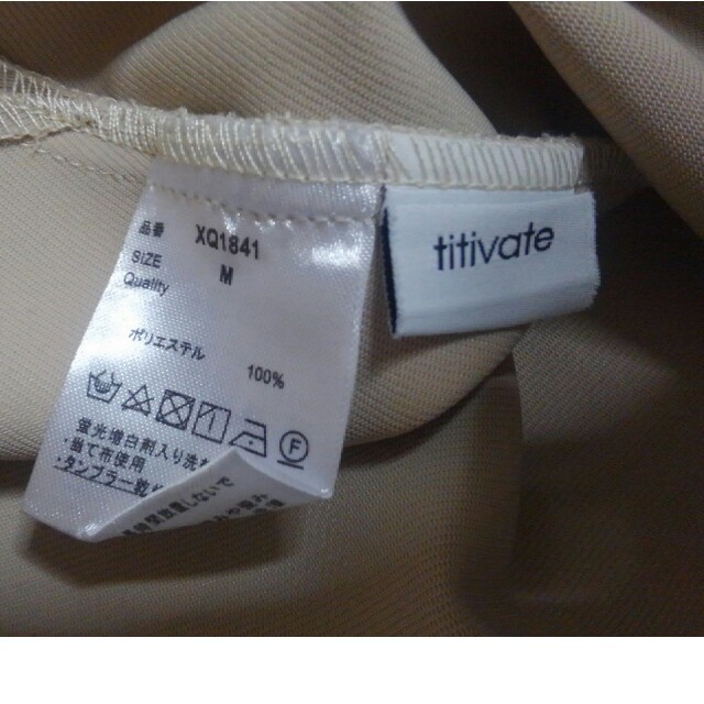 titivate(ティティベイト)のトップス レディースのトップス(カットソー(半袖/袖なし))の商品写真