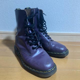 ドクターマーチン(Dr.Martens)の10ホール 紫 Dr.Martens(ブーツ)