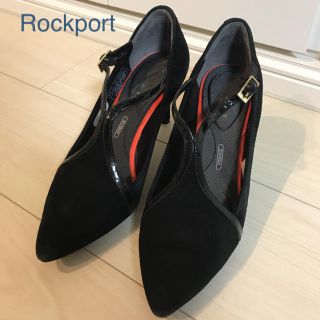 ロックポート(ROCKPORT)の走れるパンプス！ROCKPORT 黒スエードパンプス(ハイヒール/パンプス)