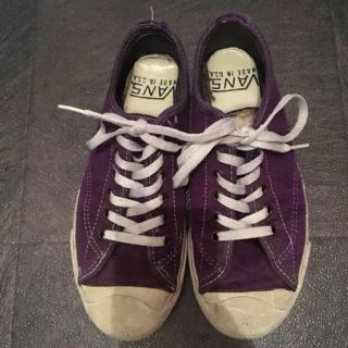 ヴァンズ(VANS)のvans USA 70’s パープルスニーカー(スニーカー)