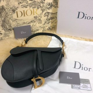 ディオール(Dior)のdior ディオール カーフスキン “SADDLE” バッグ サドルバッグ(ハンドバッグ)