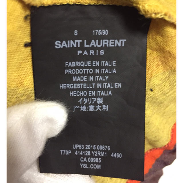 サンローラン SAINT LAURENT 16SS パームツリー Tシャツ 2