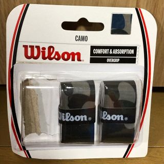 ウィルソン(wilson)のウィルソンカモオーバーグリップ(ブルー)2本残り分(ラケット)