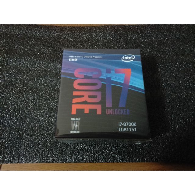 Intel Core i7 8700K/3.7GHz 納品書付き