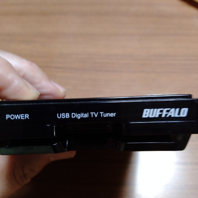 Buffalo(バッファロー)の値下げバッファー地デジチューナー　ジャンク扱い スマホ/家電/カメラのテレビ/映像機器(テレビ)の商品写真