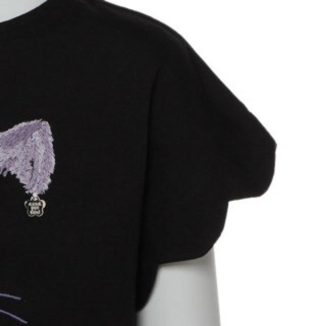 ANNA SUI mini(アナスイミニ)の新品 アナスイミニ  猫顔Tシャツ キッズ/ベビー/マタニティのキッズ服女の子用(90cm~)(Tシャツ/カットソー)の商品写真