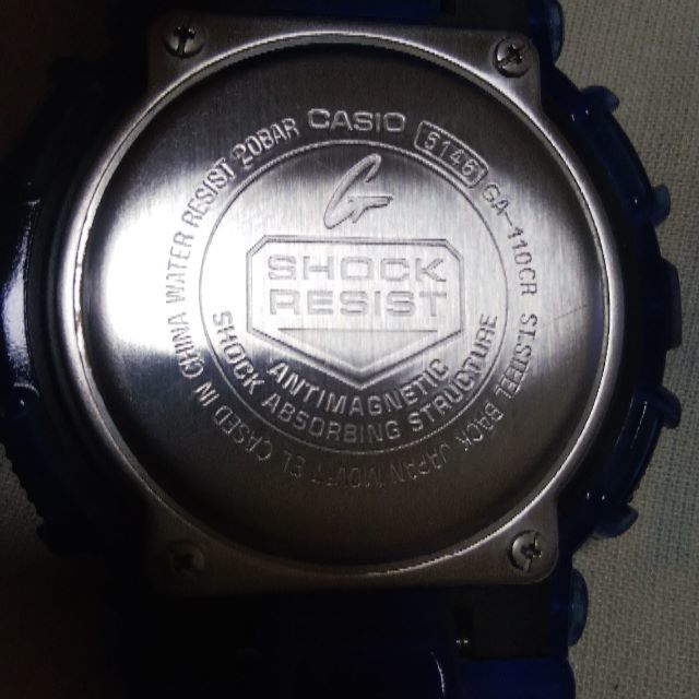 CASIO(カシオ)のTSUKUYOMI様専用　G-SHOCK GA-110CR　スケルトンブルー メンズの時計(腕時計(アナログ))の商品写真