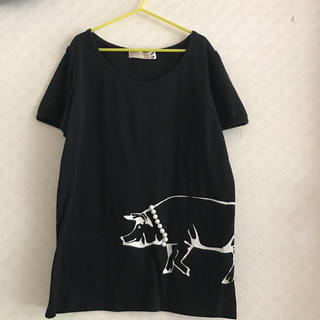 ページボーイ(PAGEBOY)のPAGE BOY 豚に真珠 Tシャツ(Tシャツ(半袖/袖なし))