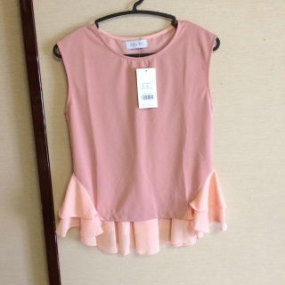 フィフス(fifth)のfifth フリルトップス👗新品(カットソー(半袖/袖なし))