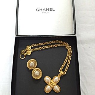 シャネル(CHANEL)のシャネル ネックレス イヤリング セット(イヤリング)