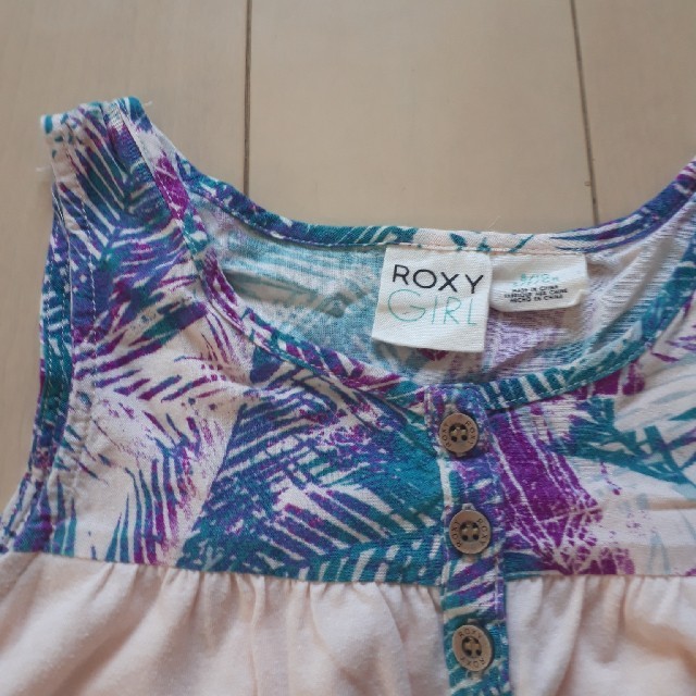 Roxy(ロキシー)の女児キャミソール キッズ/ベビー/マタニティのキッズ服女の子用(90cm~)(Tシャツ/カットソー)の商品写真