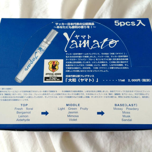 日本サッカー協会公式フレグランス コスメ/美容の香水(香水(男性用))の商品写真