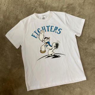 ホッカイドウニホンハムファイターズ(北海道日本ハムファイターズ)のファイターズ ポパイＴシャツ S 特価 コラボＴシャツ 日ハム(Tシャツ(半袖/袖なし))