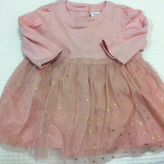 babyGAP(ベビーギャップ)のbabygap スターチュールワンピース 星柄 marlmarl キッズ/ベビー/マタニティのベビー服(~85cm)(ワンピース)の商品写真