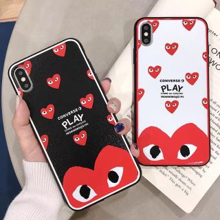 Comme Des Garcons ホワイト ブラック Iphoneケースの通販 ラクマ