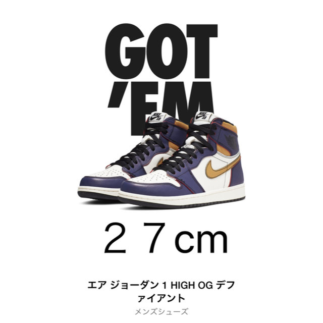 SB ×Air Jordan 1  LA TO CHICAGO 27cm