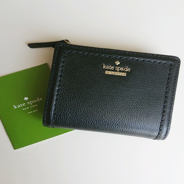 【新品】ケイトスペード♠️kate spade おりたたみ財布 ブラック