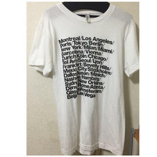 アメリカンアパレル(American Apparel)の韓国限定！アメアパTシャツ！水原希子着用(Tシャツ(半袖/袖なし))