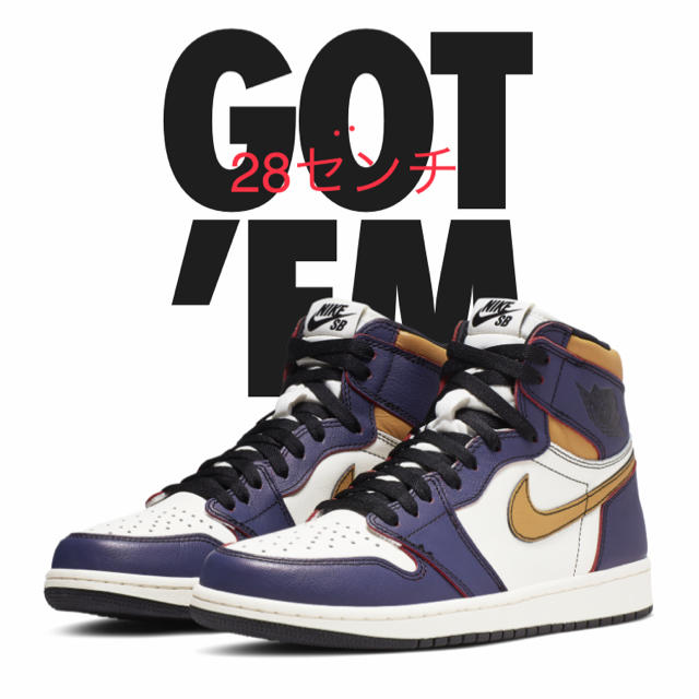 スニーカーNIKE AIR JORDAN1 SB LA TO CHICAGO