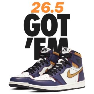 ナイキ(NIKE)のエアジョーダン1  HIGH OG デファイアント LA TO CHICAGO(スニーカー)