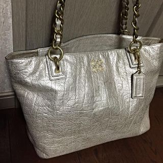 コーチ(COACH)のシルバー ゴールド トートバック コーチ(トートバッグ)