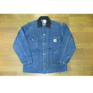 カーハート(carhartt)の80s USA製 カーハート Carhartt 織りタグ 裏地ブランケット(カバーオール)